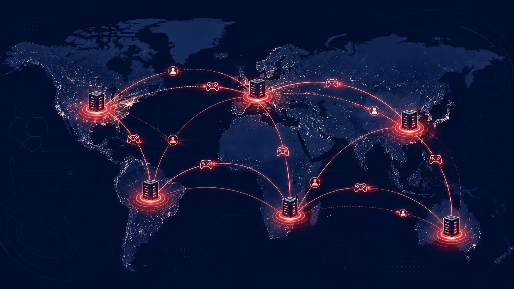 Global multiplayer game architecture running on AWS infrastructure